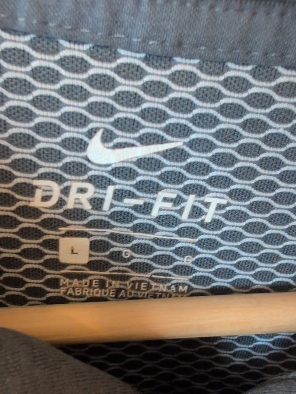 Nike Cirrus Aircraft Dark Gray Dri-FIT Polo - Picture 2 of 3
